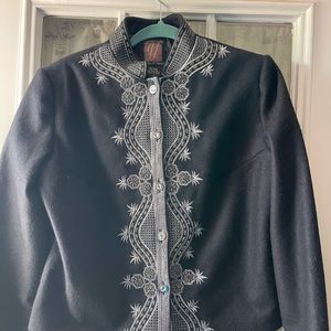 Beautiful black embroidery jacket